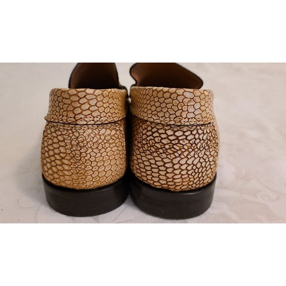 RARE Vintage Donald J Pliner GENUINE Lizard Skin Loafers Sz 10 Made in Italy main image 7